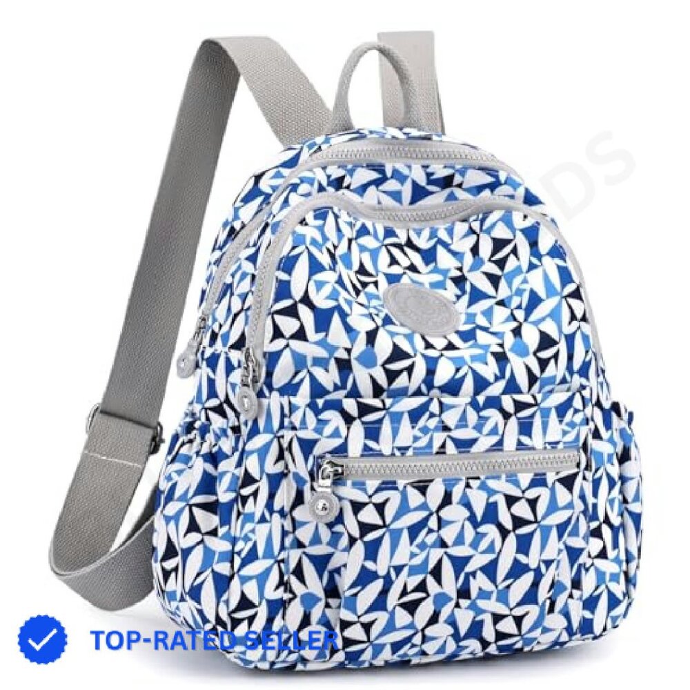 Mini Backpack Purse Lightweight Daypack Nylon Oxf… - image 2